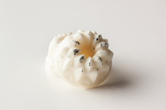 Cotton Flower wax pebble