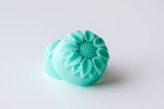 Lotus flower wax pebble